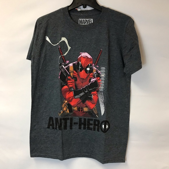 Marvel Men’s Deadpool Graphic T-Shirt - Picture 1 of 4